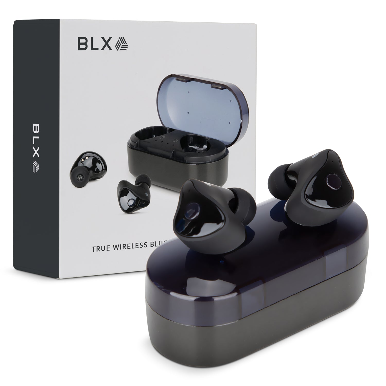 BLXBUDS G2 - Auriculares inalámbricos Bluetooth con estuche de carga | TWS  Auriculares estéreo dual | Auriculares Bluetooth con micrófono para iPhone