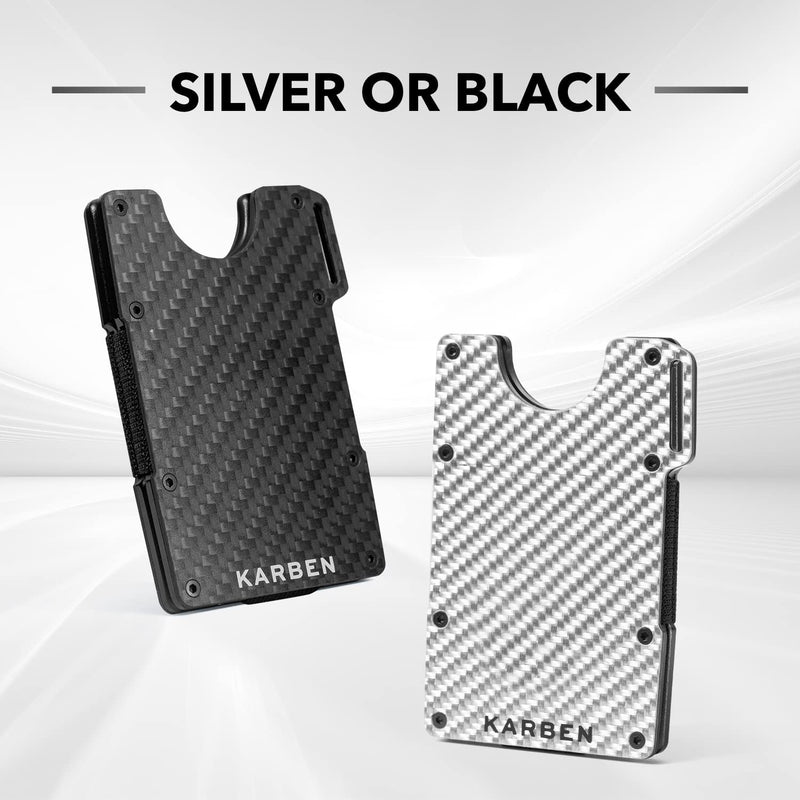 Black Carbon fiber wallet